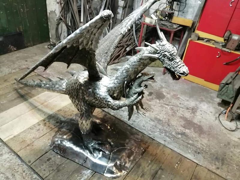 Ogrodzenie ze stali węglowej