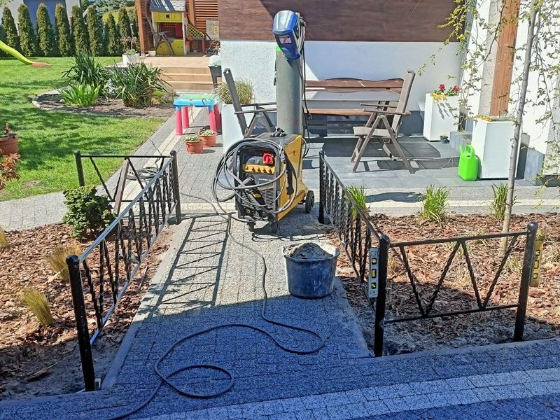 Ogrodzenie ze stali węglowej