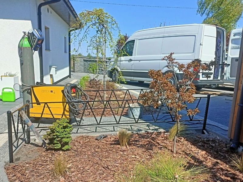 Ogrodzenie ze stali węglowej