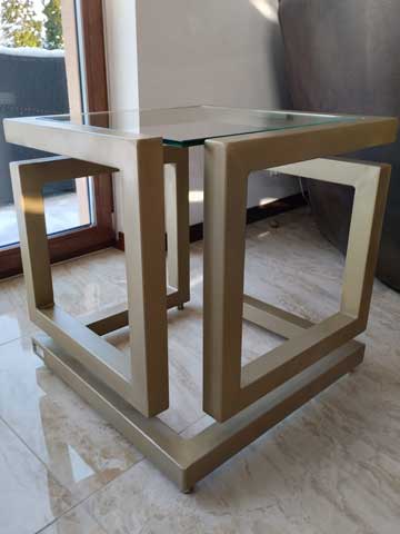 Metaloplastyka - stół