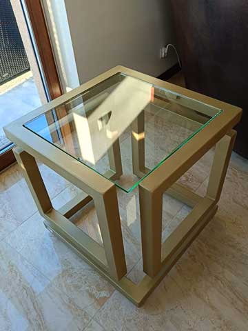 Metaloplastyka - stół